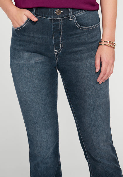 Signature Mid Rise Denim Bootcut Roma Wash Betabrand