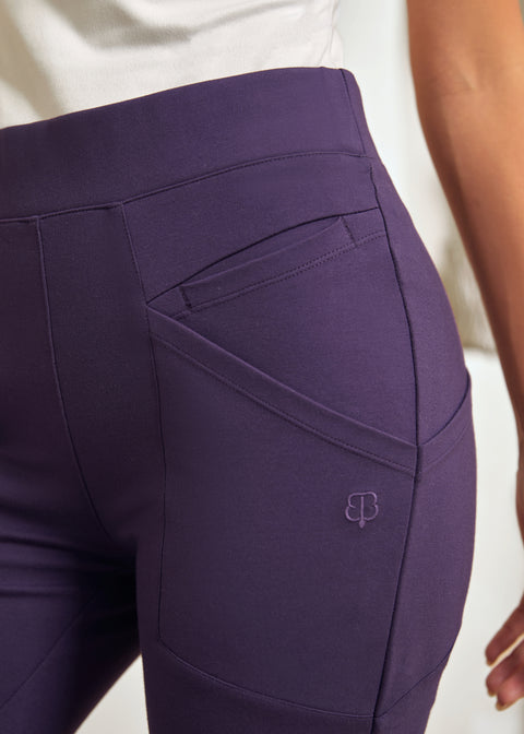 Journey Pant | Bootcut (Aubergine)