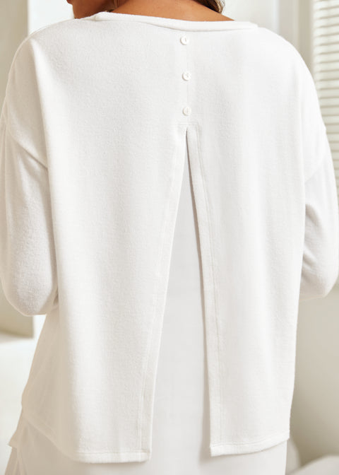 UltraEase Layered Boatneck (Ivory)