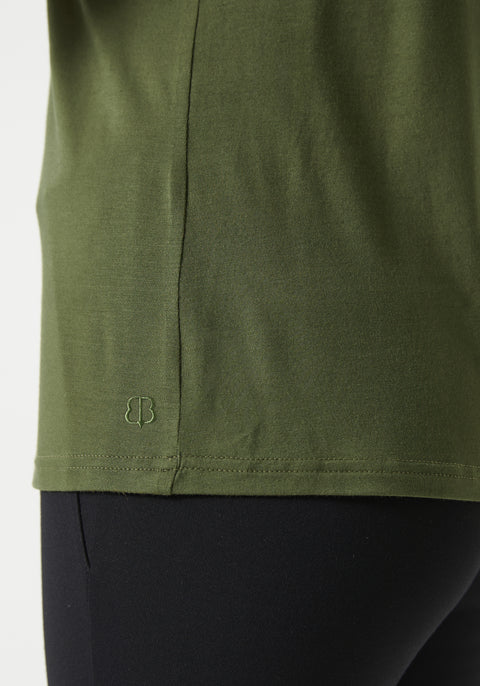 Keyhole Cutaway Tank (Olive)