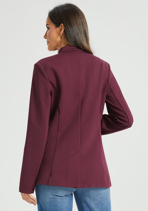 ⏰ PRESALE | Military Zip Jacket (Burgundy)