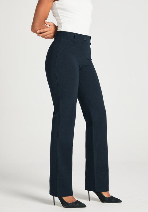 ⏰ PRESALE | Classic Dress Pant Yoga Pant | Straight (Navy)