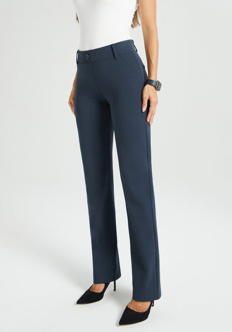 ⏰ PRESALE | Classic Dress Pant Yoga Pant | Straight (Navy)
