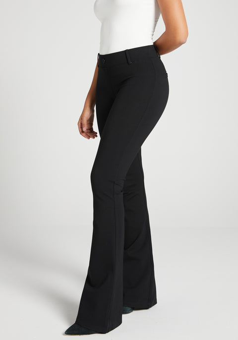 ⏰ PRESALE | Classic Dress Pant Yoga Pant | Bootcut (Black)