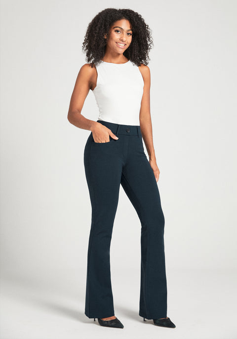 ⏰ PRESALE | 7-Pocket Dress Pant Yoga Pant | Bootcut (Navy)
