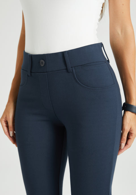 ⏰ PRESALE | 7-Pocket Dress Pant Yoga Pant | Bootcut (Navy)