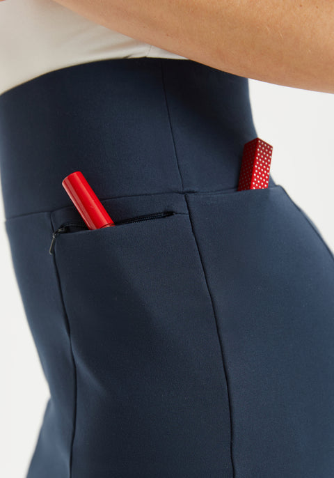 Power Down Pencil Skirt (Navy)
