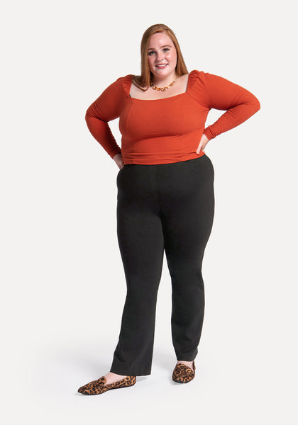 Boot Cut Classic Dress Pant Yoga Pant Charcoal Betabrand