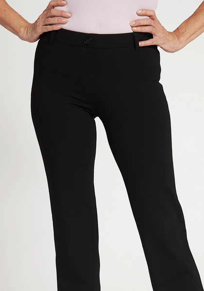 Betabrand Bootcut Yoga Pants Black Plus Size 3X Style: w0104-BK Business  Casual