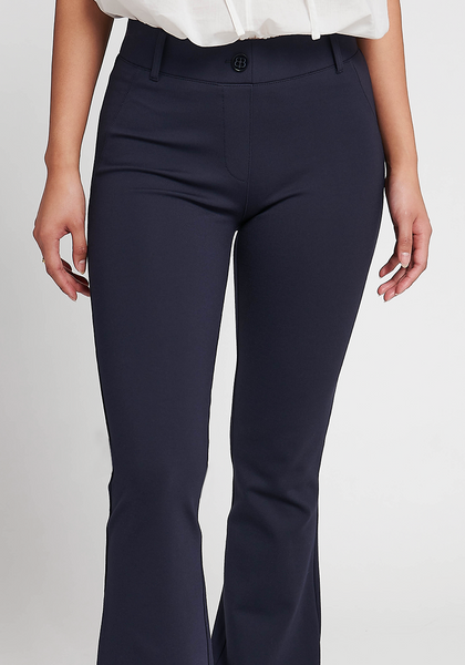 Classic Dress Pant Yoga Pant Bootcut Navy Betabrand