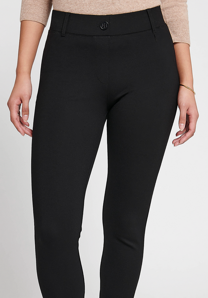 Classic Dress Pant Yoga Pant, Skinny (Black)