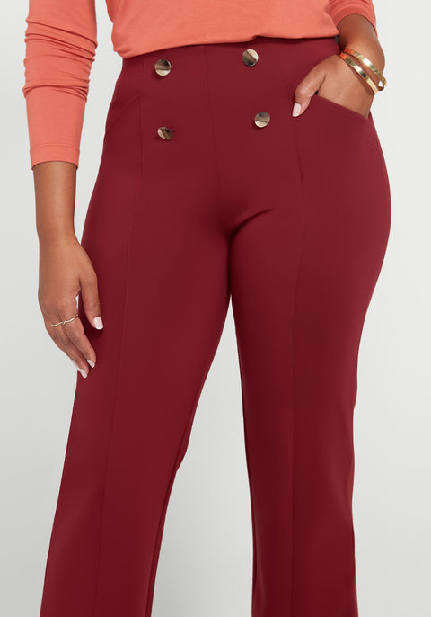 Atlantic Pant | Wide (Oxblood)