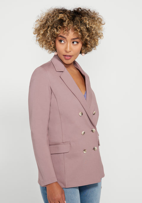 Double Breasted Blazer (Lilac Dusk)
