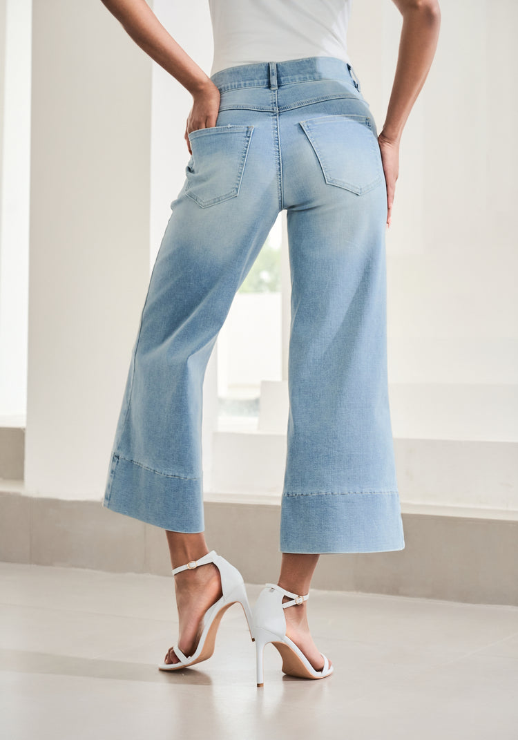 Boyfriend Crop Jean | Straight (Coastal Wash)