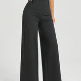 PRESALE ⏰ Classic High-Waist DPYP™ Dress Pant Yoga Pants | Wide (Charcoal)