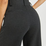 PRESALE ⏰ Classic High-Waist DPYP™ Dress Pant Yoga Pants | Wide (Charcoal)