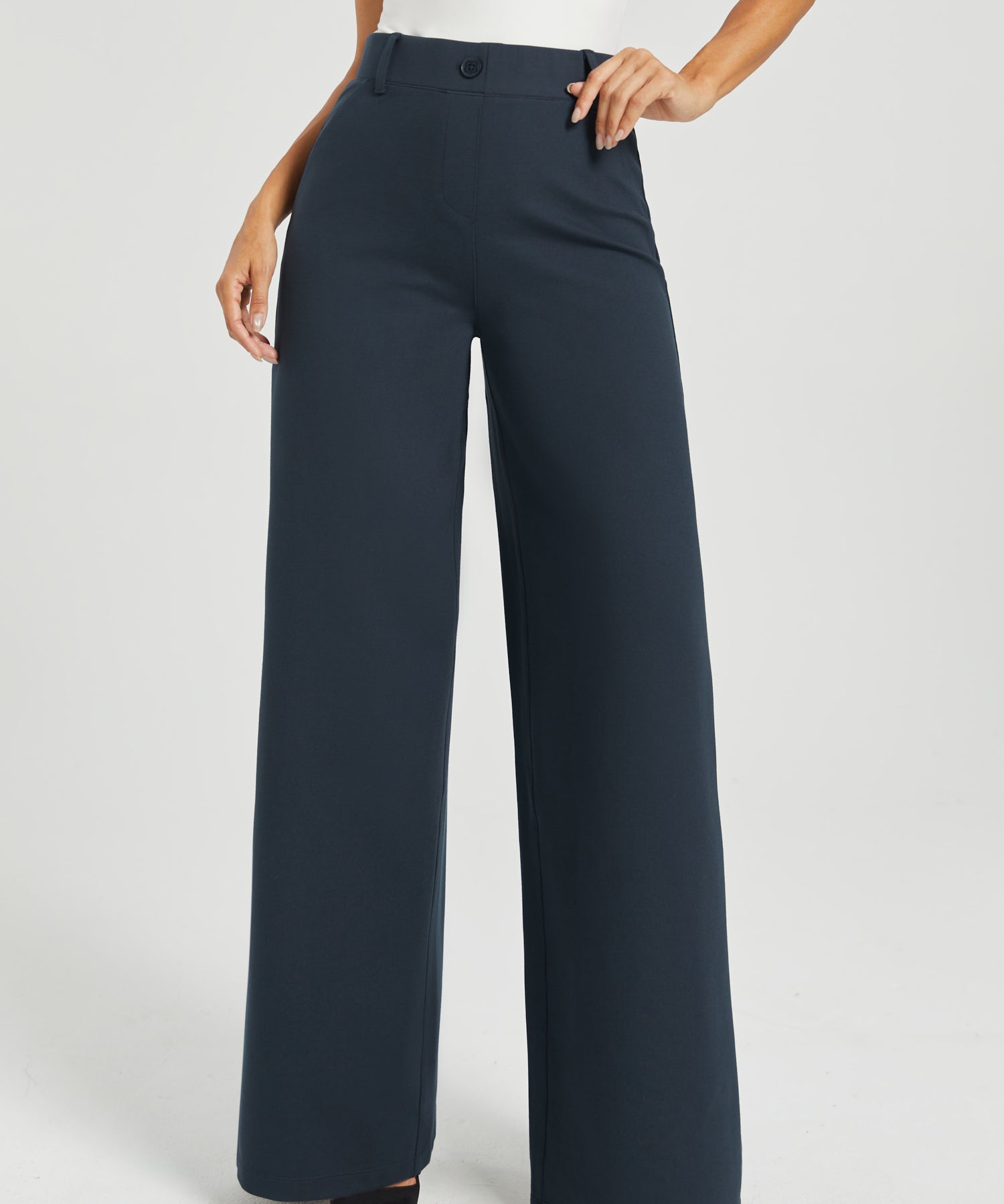 PRESALE ⏰ Two-Pocket DPYP™ Dress Pant Yoga Pant | Wide (Navy)