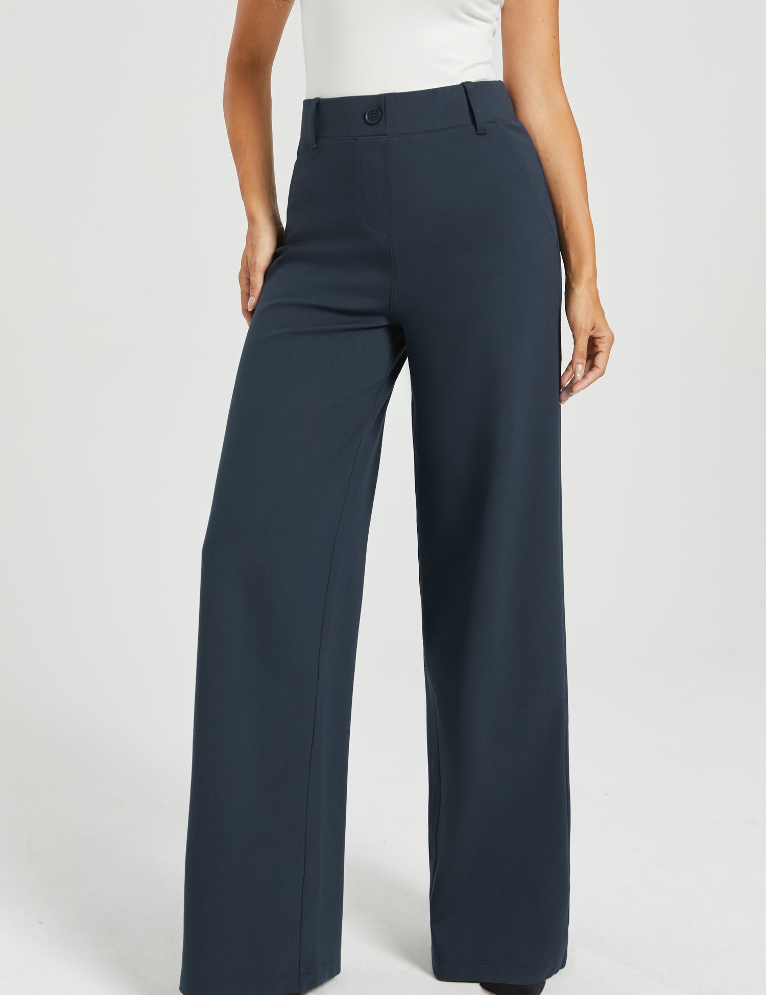 PRESALE ⏰ Two-Pocket DPYP™ Dress Pant Yoga Pant | Wide (Navy)