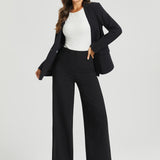 PRESALE ⏰ Two-Pocket DPYP™ Dress Pant Yoga Pant | Wide (Black)