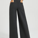 PRESALE ⏰ Two-Pocket DPYP™ Dress Pant Yoga Pant | Wide (Charcoal)
