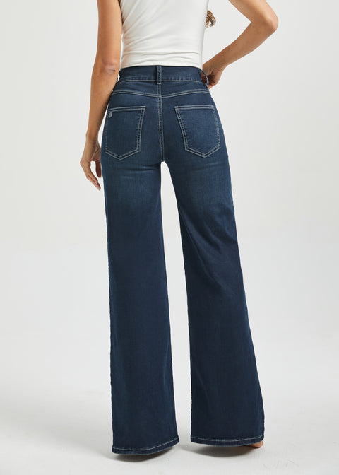 Signature Mid-Rise Denim | Wide (Roma Wash)