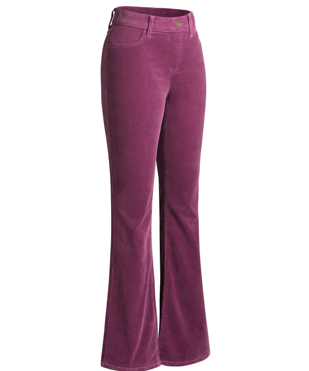 Signature Mid-Rise Corduroy | Bootcut (Aubergine)