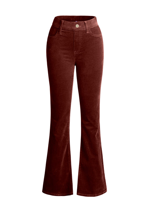 Signature Mid-Rise Corduroy | Bootcut (Burgundy)