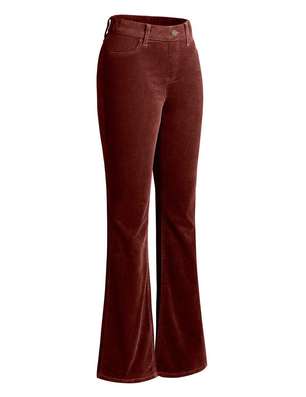 Signature Mid-Rise Corduroy | Bootcut (Burgundy)