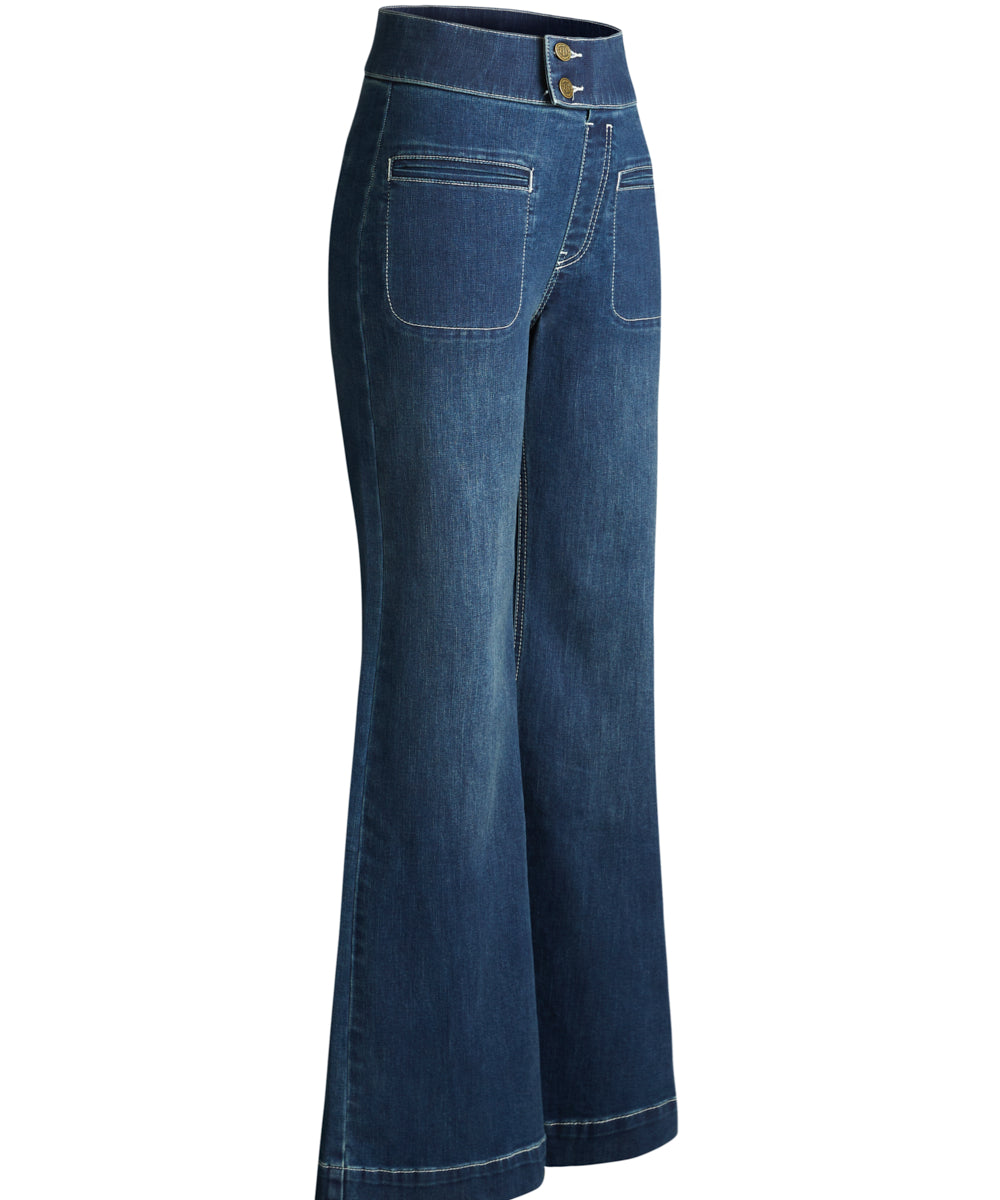 Farah Jeans | High-Waist Wide-Leg Denim (Roma Wash)