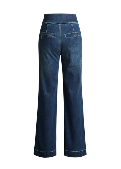 Farah Jeans | High-Waist Wide-Leg Denim (Roma Wash)