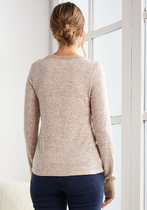UltraEase Scoop Long Sleeve (Brown)