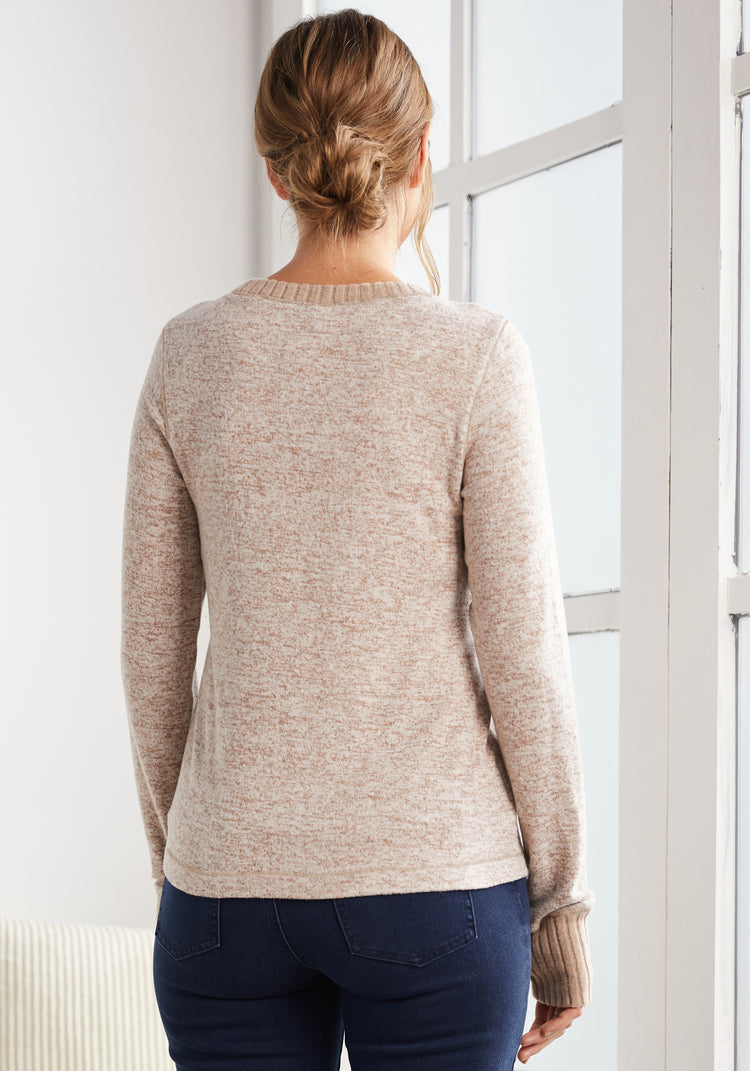 UltraEase Scoop Long Sleeve (Brown)