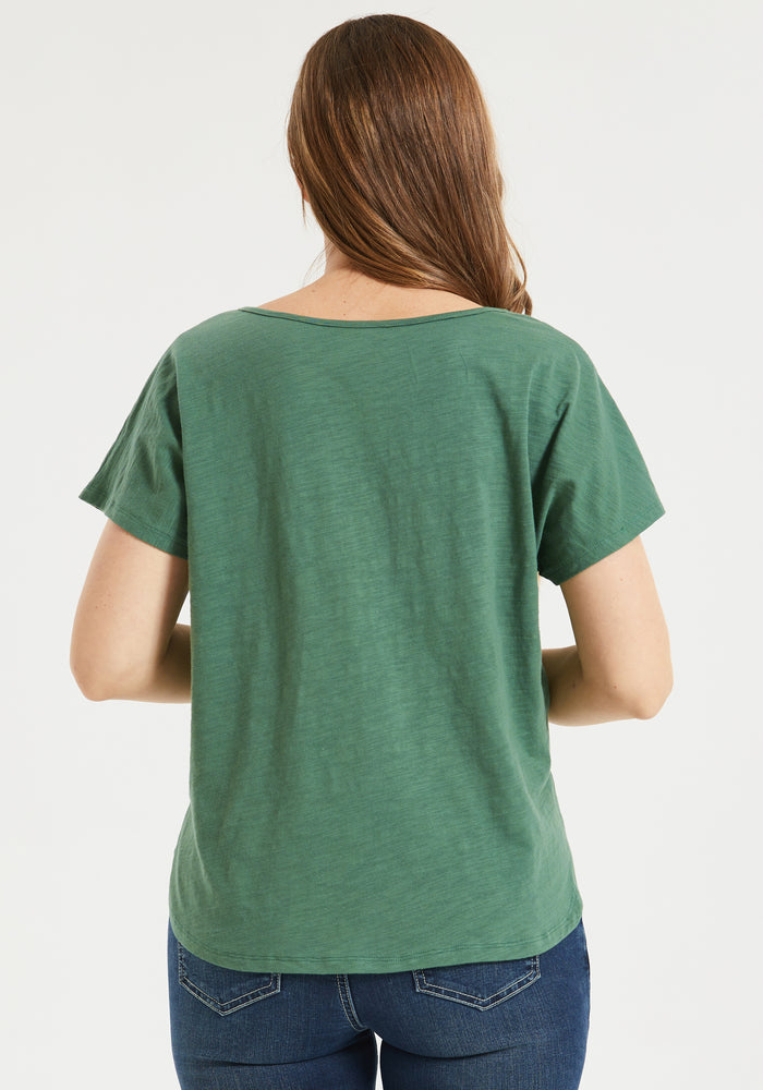 Square Cut Tee (Arcadia Green)