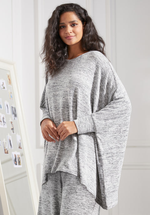 UltraEase Cape Tunic (Heather Charcoal)