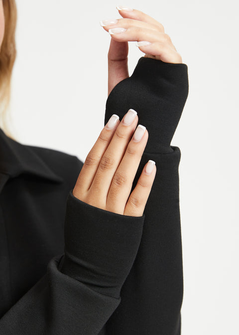 AirFlex Polo Knit Pullover (Black)