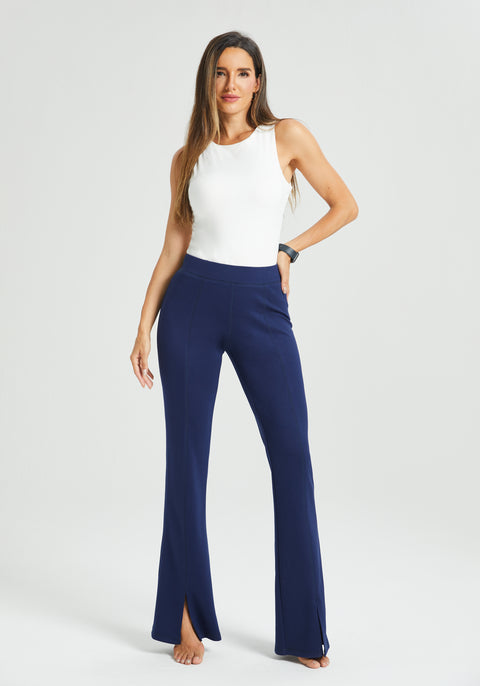 ⏰ PRESALE | Split Leg Bootcut Legging (Navy)