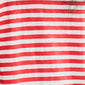 Cuffed Muscle Tee (Crimson Stripe)