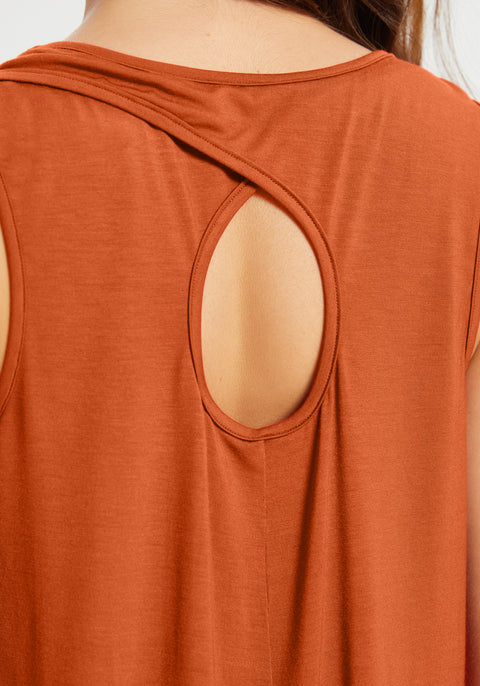 Keyhole Back Tank (Rust)