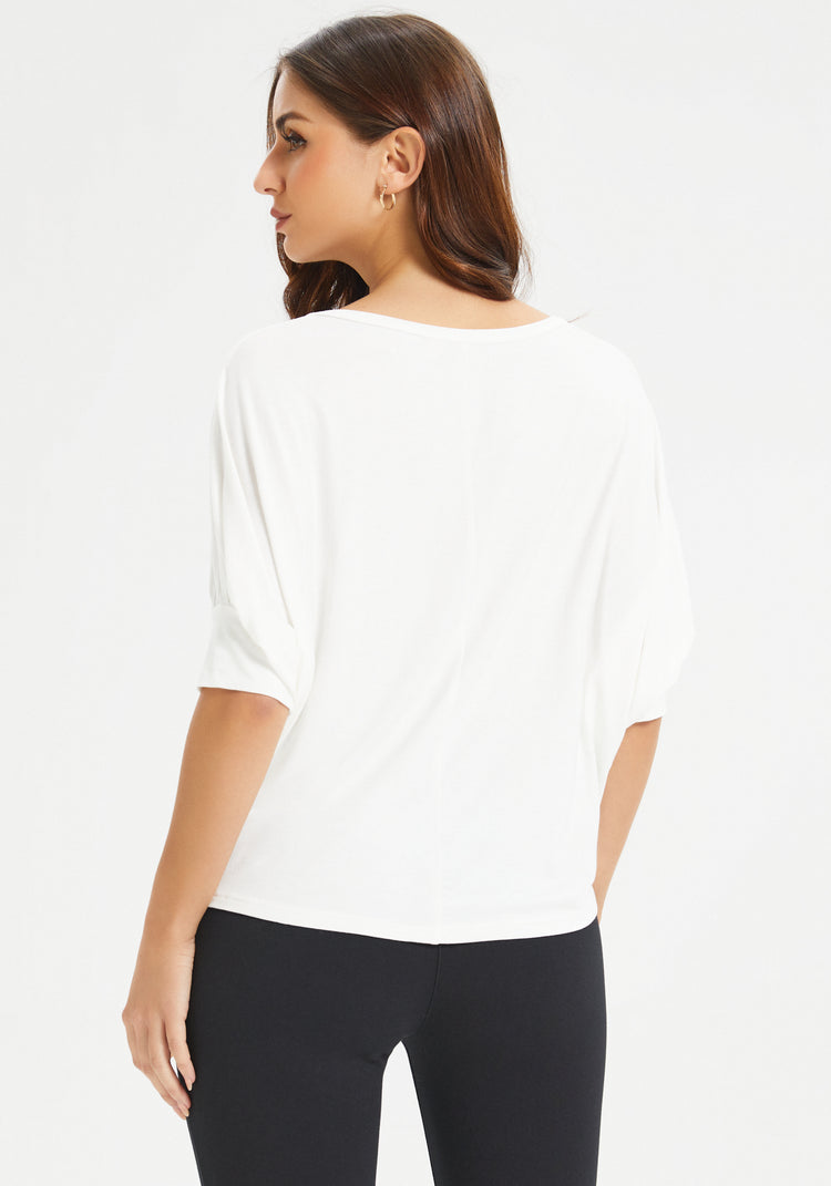 Dolman V-Neck (Ivory)