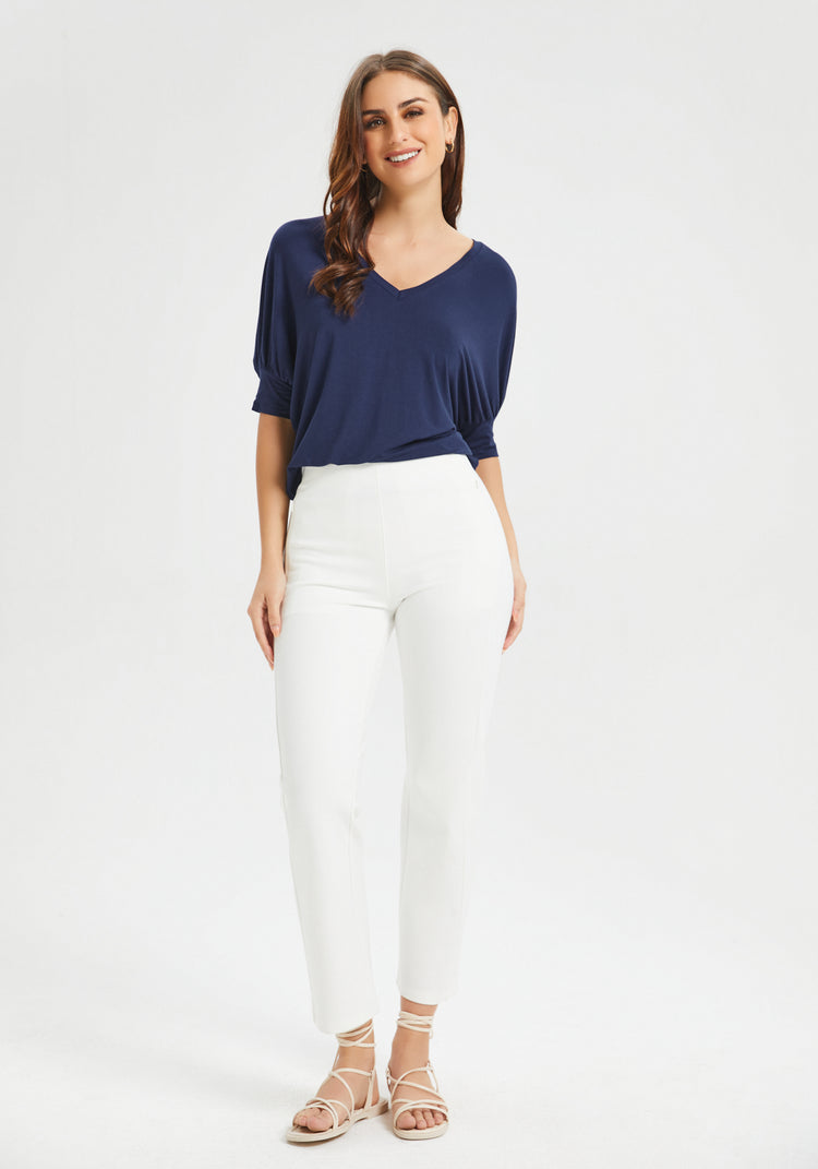 Dolman V-Neck (Navy)