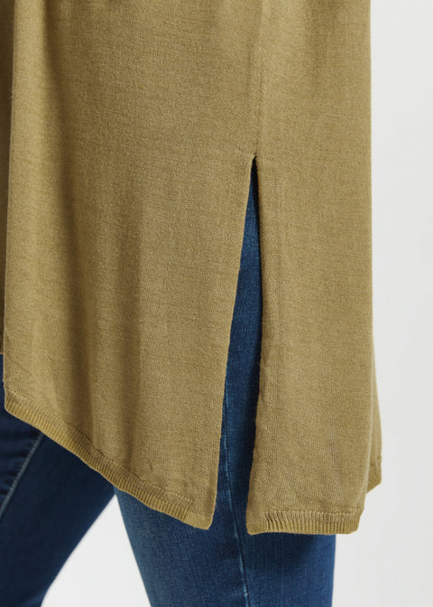 PRESALE ⏰ Asymmetrical Boatneck Sweater (Chai Tea)