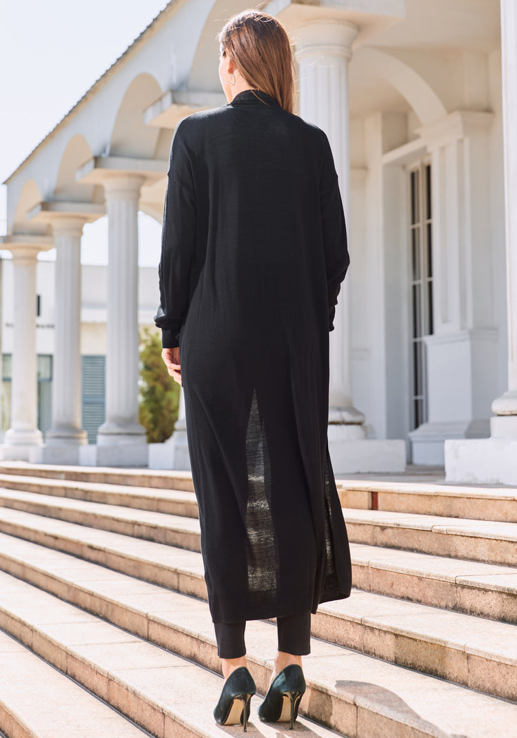 Duster Cardigan (Black)