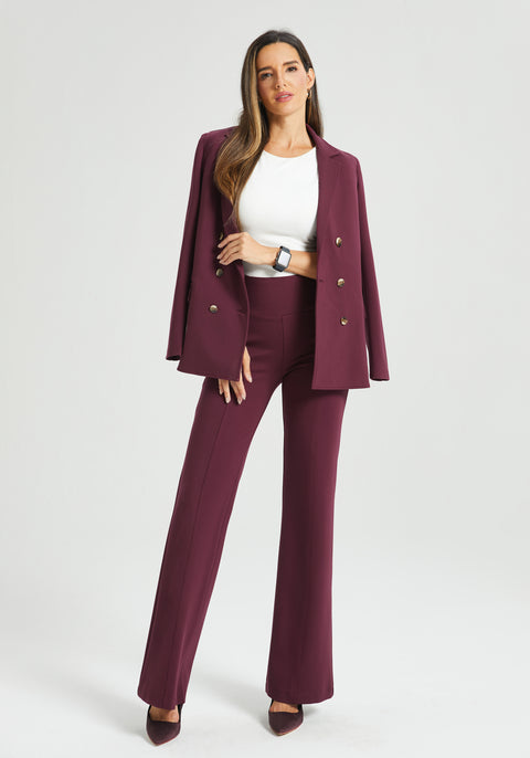 flared dress pants for women Freedom Flex Flare Dress Pants for Tall Women in Black 6 / Tall / Black