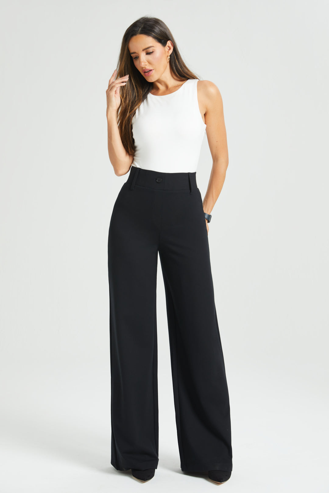 Classic High-Waist DPYP™ Dress Pant Yoga Pants