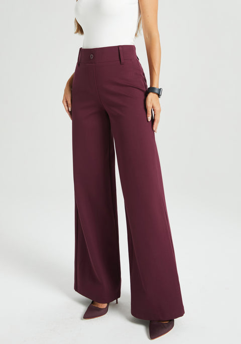 ⏰ PRESALE | Classic High-Waist DPYP | Wide (Burgundy)