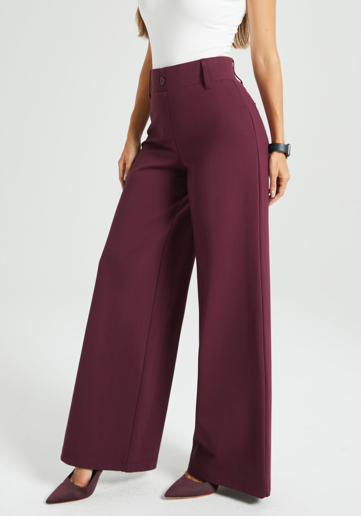 Classic High Waist DPYP™ Dress Pant Yoga Pants Wide