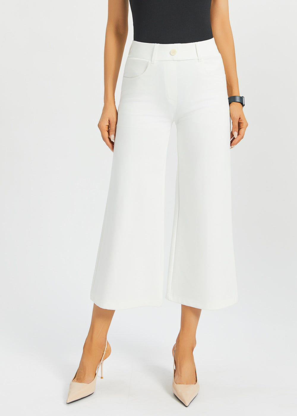 7 Pocket DPYP™ Dress Pant Yoga Pant Crop Wide