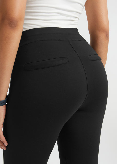 Continental Pocket DPYP™ Dress Pant Yoga Pants | Bootcut (Black)