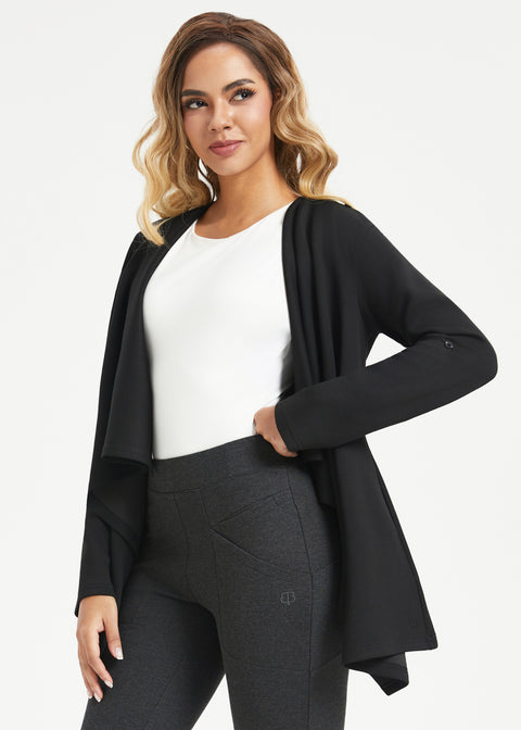 AirFlex Wrap Cardigan (Black)