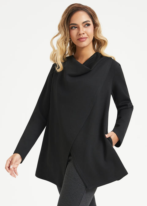 AirFlex Wrap Cardigan (Black)